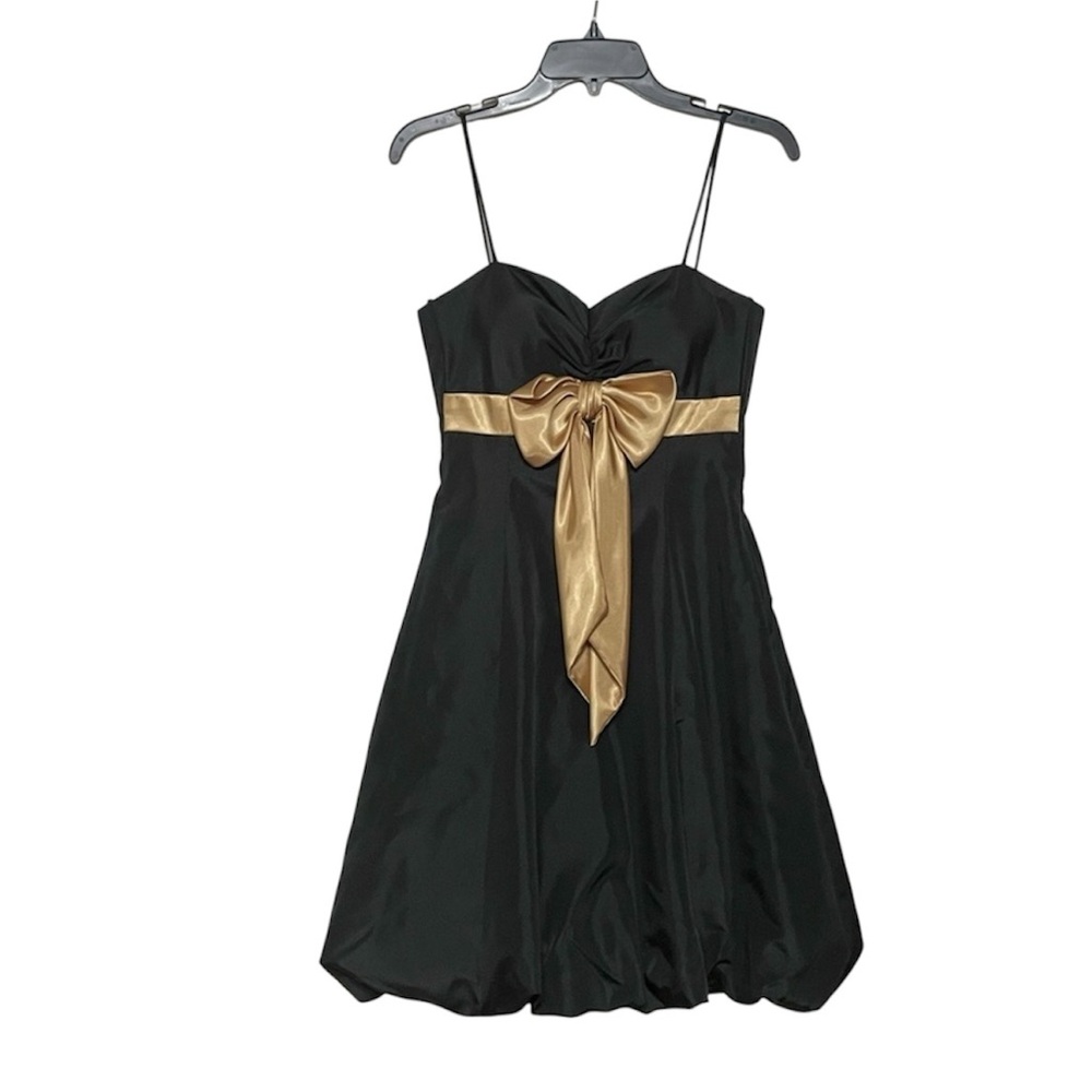 Vintage‎  Party Dress with Gold Bow Accent NWT